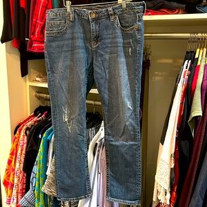 Kit form the Kloth Maribel straight leg distressed jeans